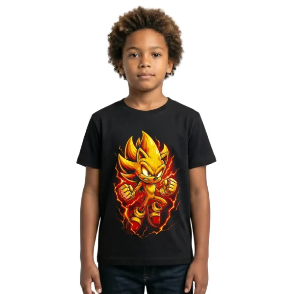 CAMISETA SONIC AMARELO
